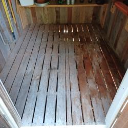 Ace Handyman Services Shed Floor Replacement Before