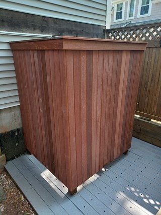 Ace Handyman Services Outdoor Shower Rebuild After