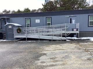 Ace Handyman Services Cape Cod Wellfleet Food Pantry ADA-Compliant Ramp Replacement Before
