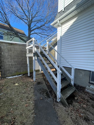 Exterior Staircase in Arlington needed to be removed