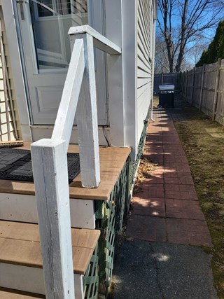 Porch Railing in Stoneham