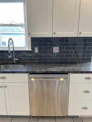 Tile backsplash after - Malden, MA 02148