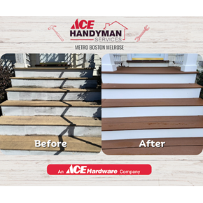 stair repairs in Melrose, MA 02176