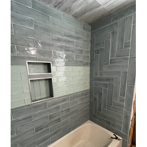 Ace Handyman Services shower ceramic tile install - Lynnfield, MA 01940