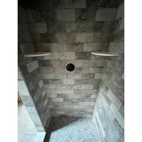 Ace Handyman Services shower tile install - Lynnfield, MA 01940