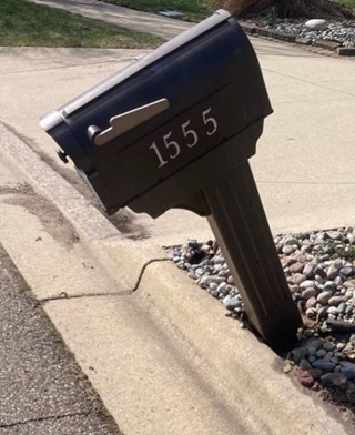 Mailbox Replacement in Ann Arbor, MI - Before