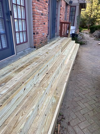 pressure wash deck, Clean deck, repair deck and stained deck, paint deck Troy MI Ace Handyman Services Bloomfield