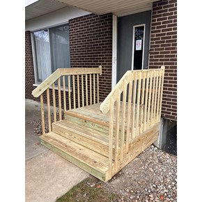 New Porch Stairs and Railings Farmington Hills MI