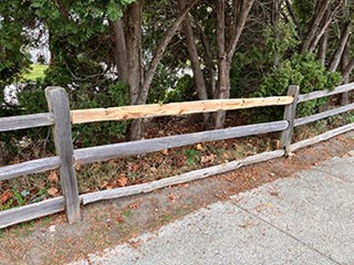 split rail fence, repair split rail fence, Ace Handyman Services Bloomfield