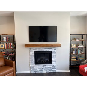 mount tv, install mantle, fireplace upgrade, flat screen install, Bloomfield Township, Ace Handyman Services Bloomfield