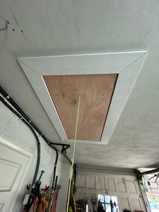 attic ladder, new ladder install, garage access, Ace Handyman Services Bloomfield