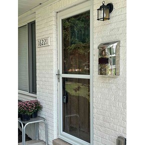 storm door, mailbox, Larson storm door, ace handyman services bloomfield