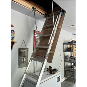 attic ladder, attic ladders, garage ladder, aluminum attic ladder, ace handyman services bloomfield