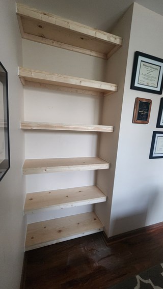 carpentry, shelves, custom-made, Ace Handyman Services Bloomfield