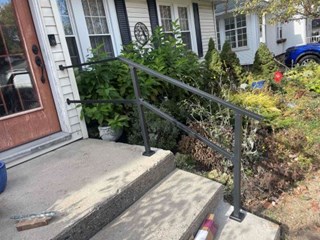 Railing Install After Clinton Township