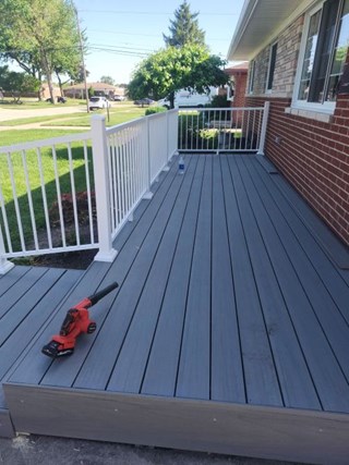 Deck Restoration After Clinton Township