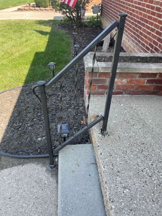 Handrail Replacement  Before Clinton Township