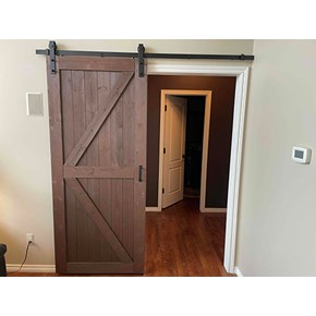 Barn Door Interior Install Clinton Township