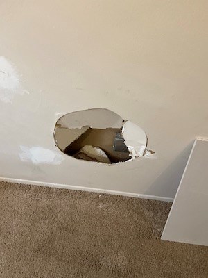 Drywall Repair Before Clinton Township