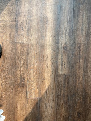 Floor repair after Ace Handyman Clinton Twp
