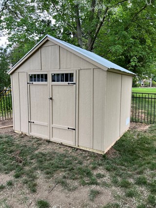 Shed after Ace Handyman Services Clinton Twp
