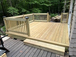 Deck Rebuild After Boyne City Michigan