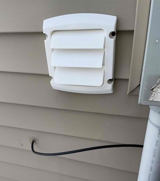 After: Dryer Vent Cover Replace