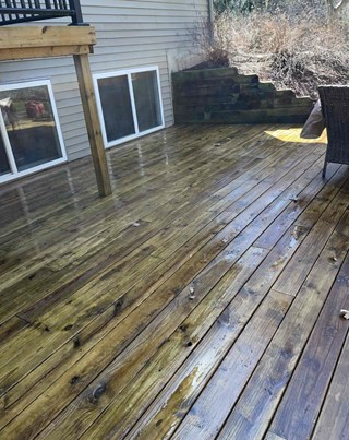 After: Power wash