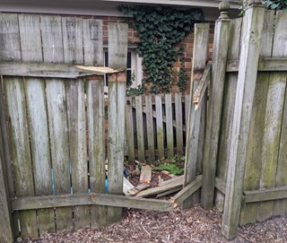 Before: Fence Repair