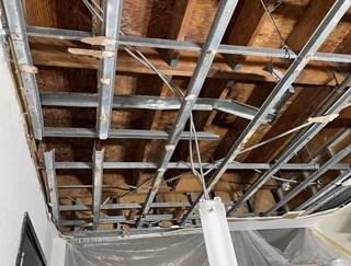 Before: Ceiling repair