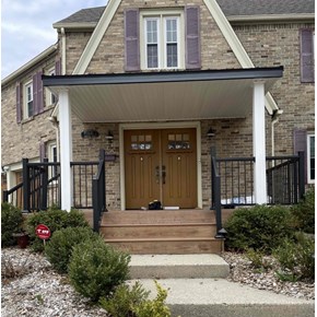 Cast iron railing