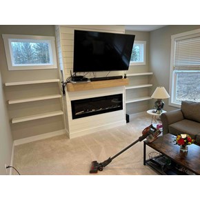 Floating shelves installation