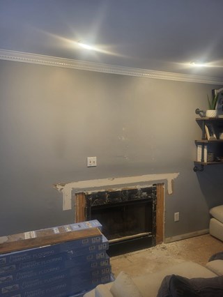 TV Mount and Fireplace Upgrade in Lansing MI 
