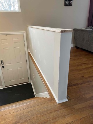 Wall Transformation After Ace Handyman Services Lansing Michigan 