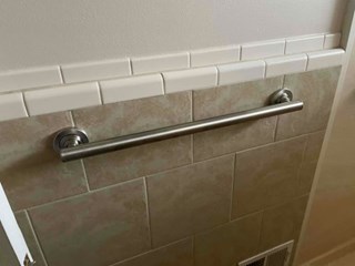 Towel Bar Install After Troy