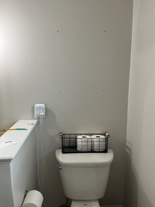 Vanity Shelf Install Before Troy