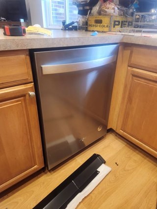 Dishwasher Install After Troy