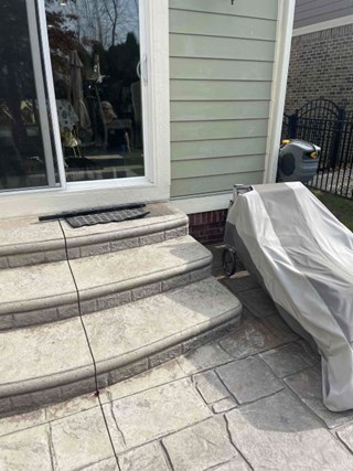 Railing Install Before Troy