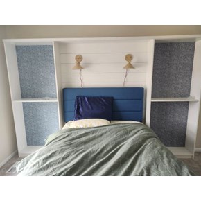 Bedroom Shelf Install Troy