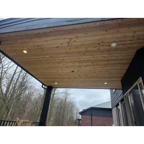 Ceiling Planking Install Troy