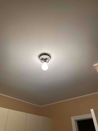 Ceiling Light Before Troy