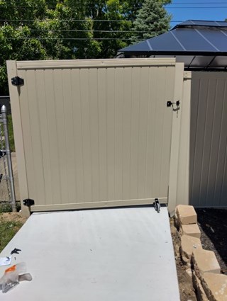 Fence Repair After Troy