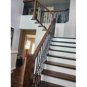 Stair Redo Install Troy