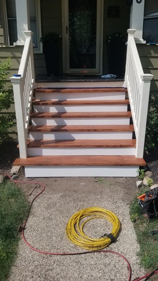 Step Repair After Ace Handyman Metro Detroit