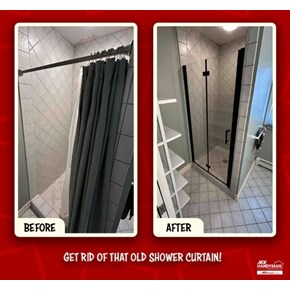 Shower Door Install Build Troy