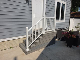 Back Steps & Landing Rebuild After Royal Oak