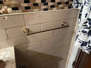 Shower Bar Install After Troy