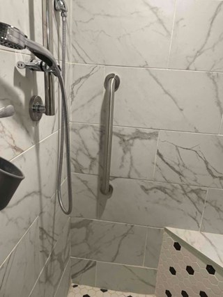 Shower Bar Install After Troy