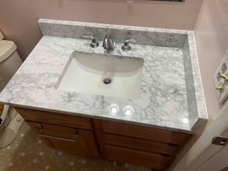 Vanity Top Install After Troy