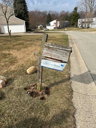 Mailbox Replacement Before Troy